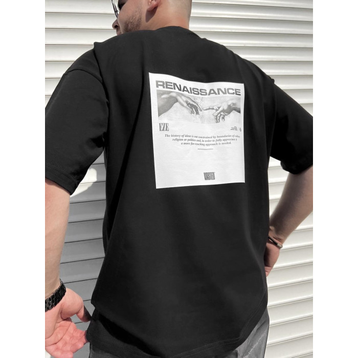 Oversize футболка з принтом