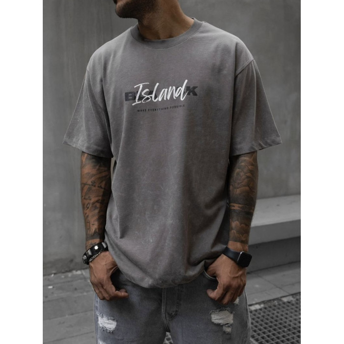 Oversize футболка з надписом