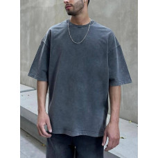 Oversize футболка з вивареної тканини