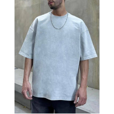 Oversize футболка з вивареної тканини