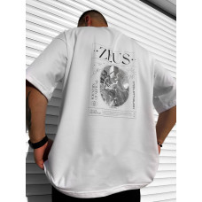 Oversize футболка з принтом