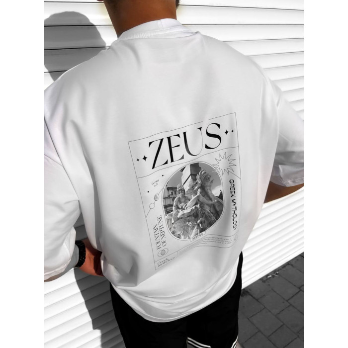 Oversize футболка з принтом