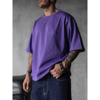Oversize футболка з вишивкою