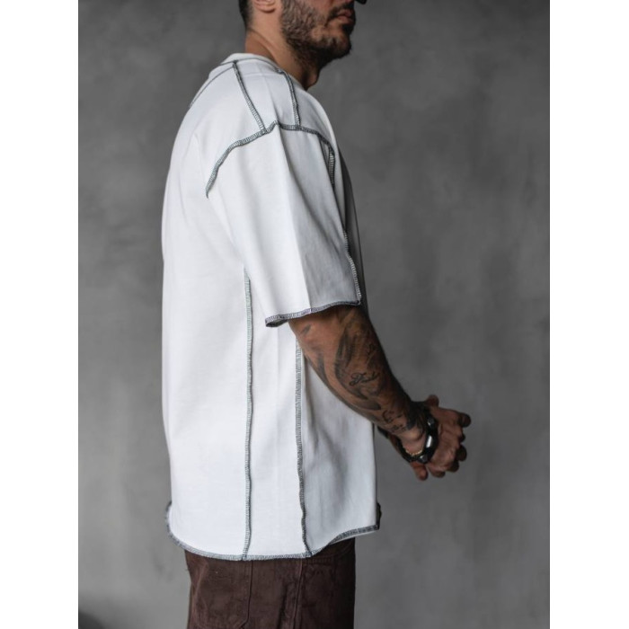 Oversize футболка з акцентними швами