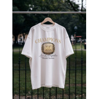 Oversize футболка з принтом