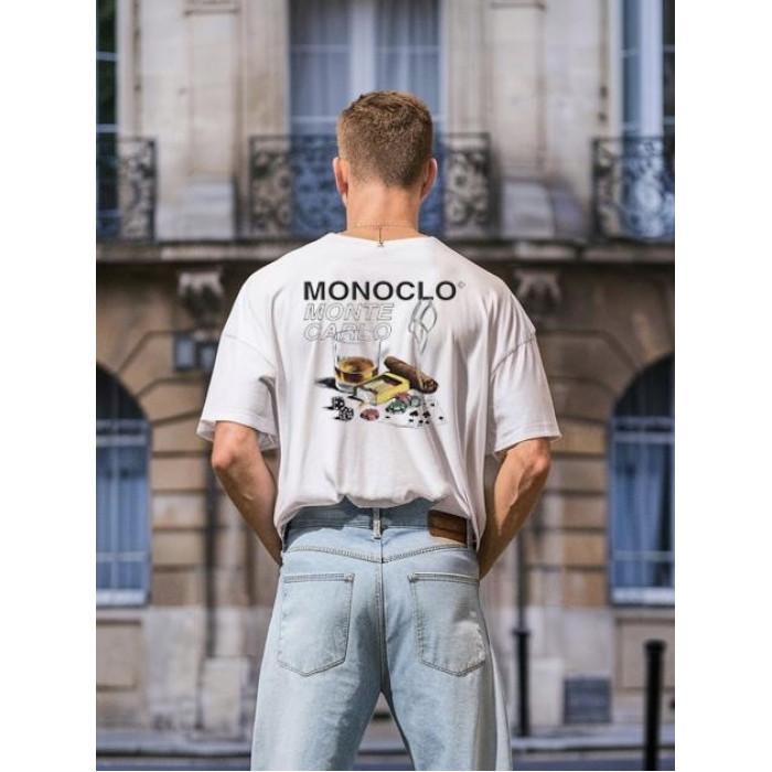 Oversize футболка з принтом