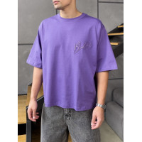 Oversize футболка з вишивкою