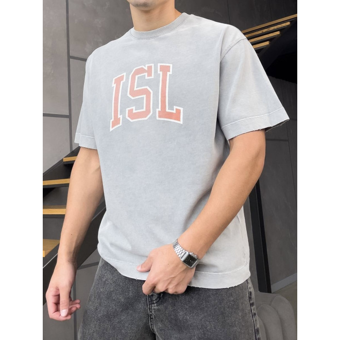 Oversize футболка з принтом