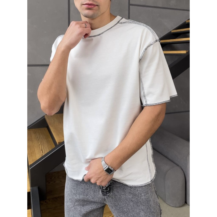 Oversize футболка з акцентними швами
