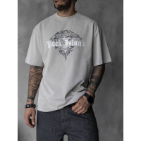 Oversize футболка з принтом