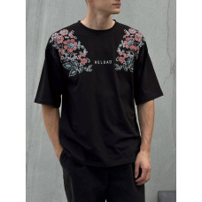 Oversize футболка з принтом