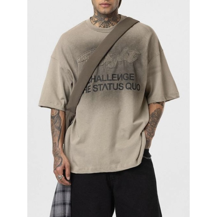 Oversize футболка з надписом