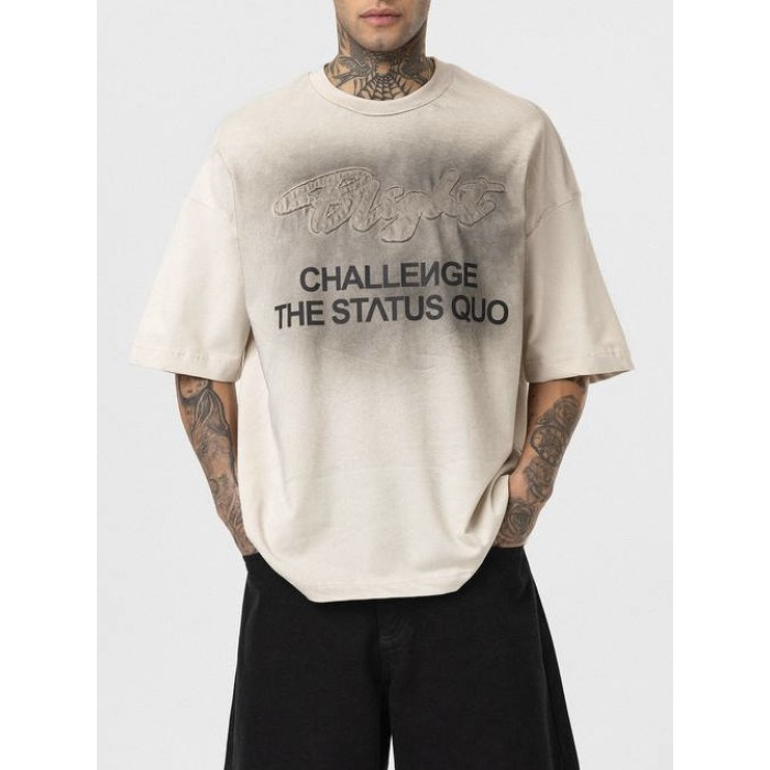 Oversize футболка з надписом