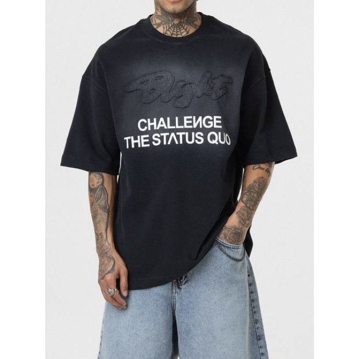 Oversize футболка з надписом