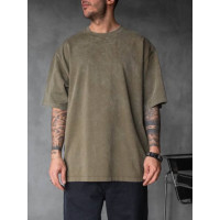 Oversize футболка з вивареної тканини