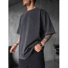 Oversize футболка з вивареної тканини