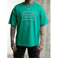 Oversize футболка з надписом