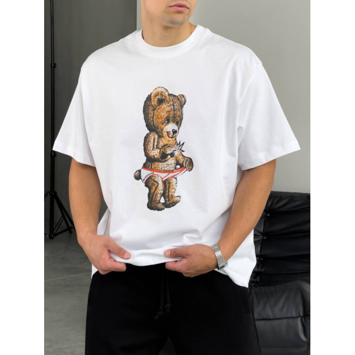 Oversize футболка з принтом