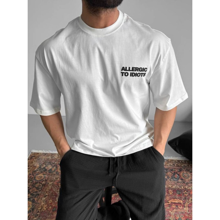 Oversize футболка з принтом