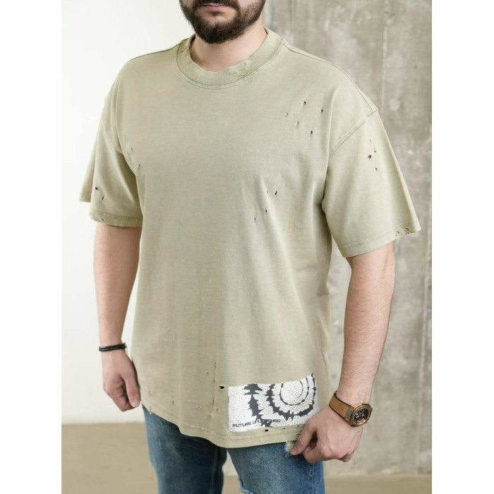Oversize футболка з принтом