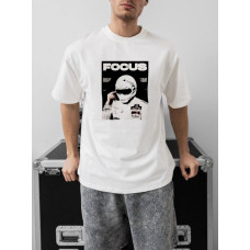 Oversize футболка з принтом