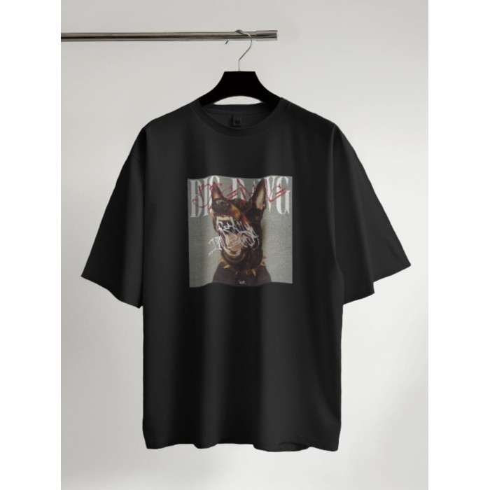 Oversize футболка з принтом