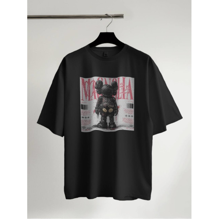 Oversize футболка з принтом
