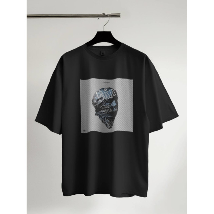 Oversize футболка з принтом