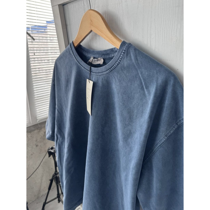 Oversize футболка з вивареної тканини