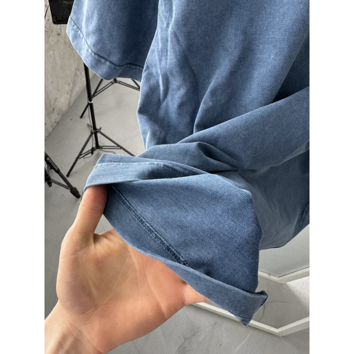 Oversize футболка з вивареної тканини