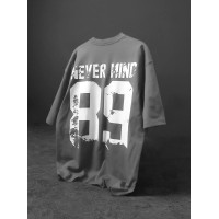 Oversize футболка з надписом