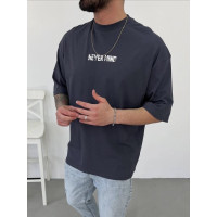 Oversize футболка з надписом
