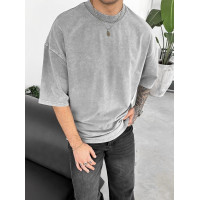 Oversize футболка з вивареної тканини