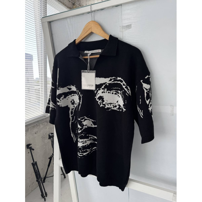 Oversize футболка з принтом