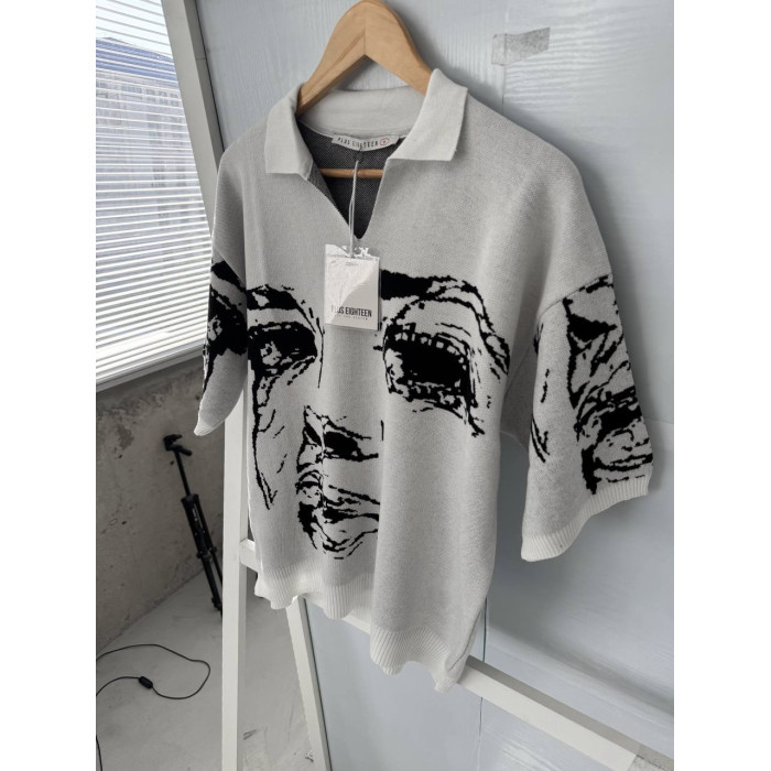 Oversize футболка з принтом