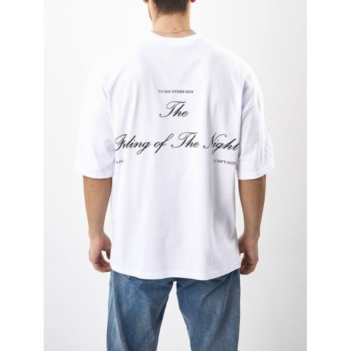 Oversize футболка з надписом