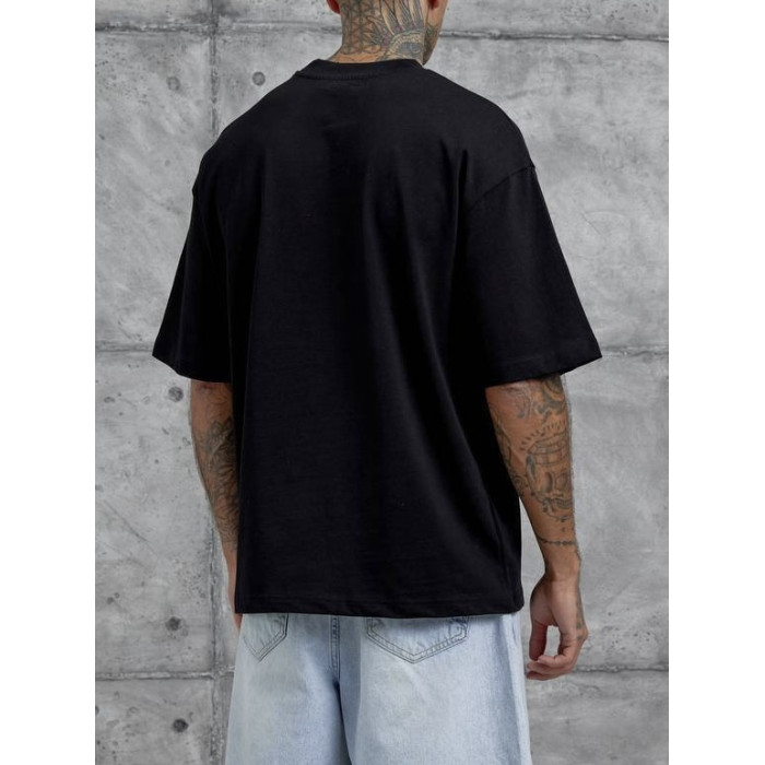 Oversize футболка з принтом