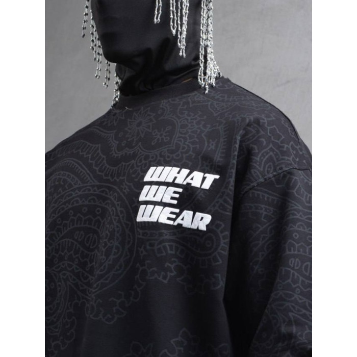 Oversize футболка з принтом