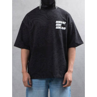 Oversize футболка з принтом