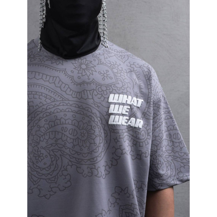 Oversize футболка з принтом