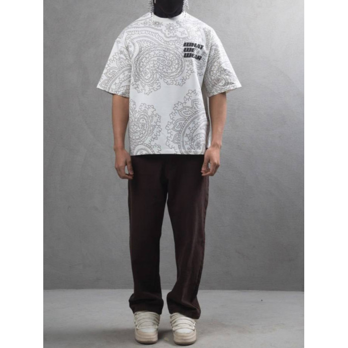 Oversize футболка з принтом