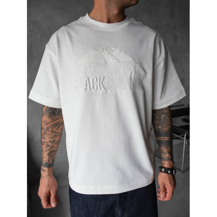 Oversize футболка з принтом