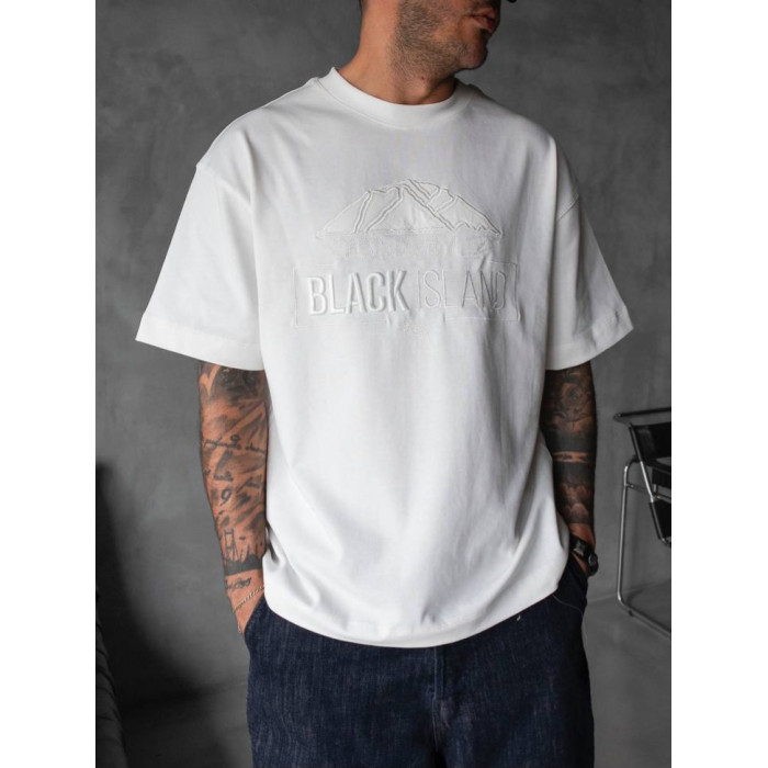 Oversize футболка з принтом