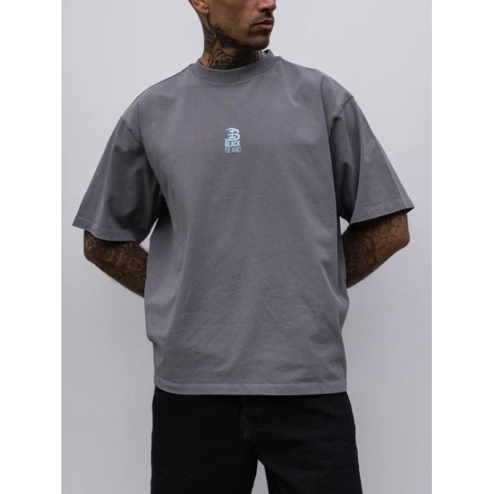 Oversize футболка з принтом