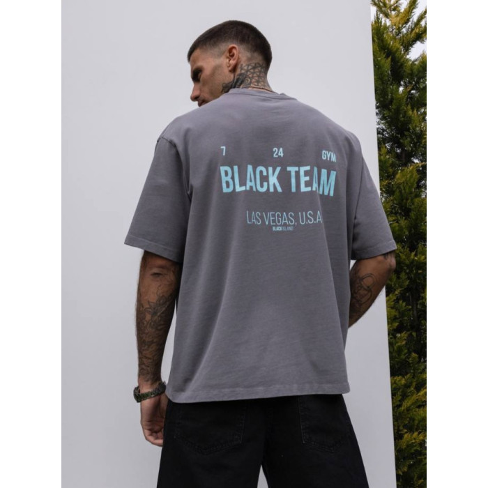 Oversize футболка з принтом
