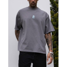Oversize футболка з принтом
