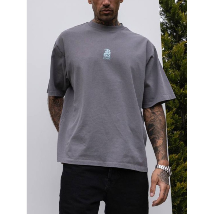 Oversize футболка з принтом