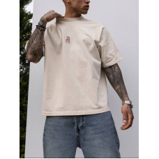 Oversize футболка з принтом