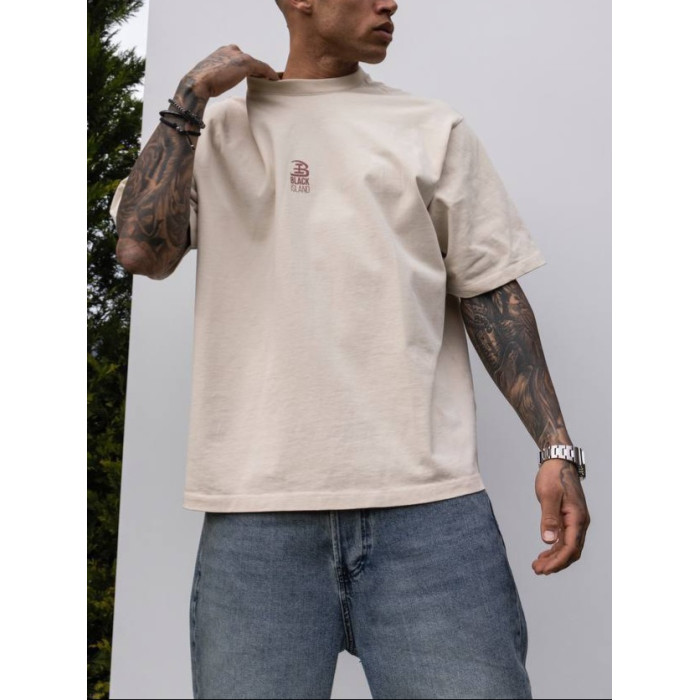 Oversize футболка з принтом
