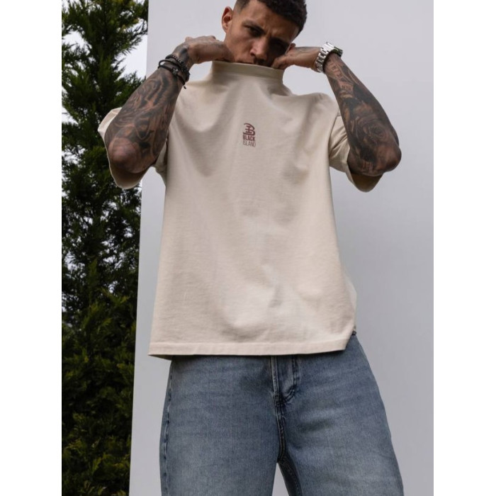 Oversize футболка з принтом